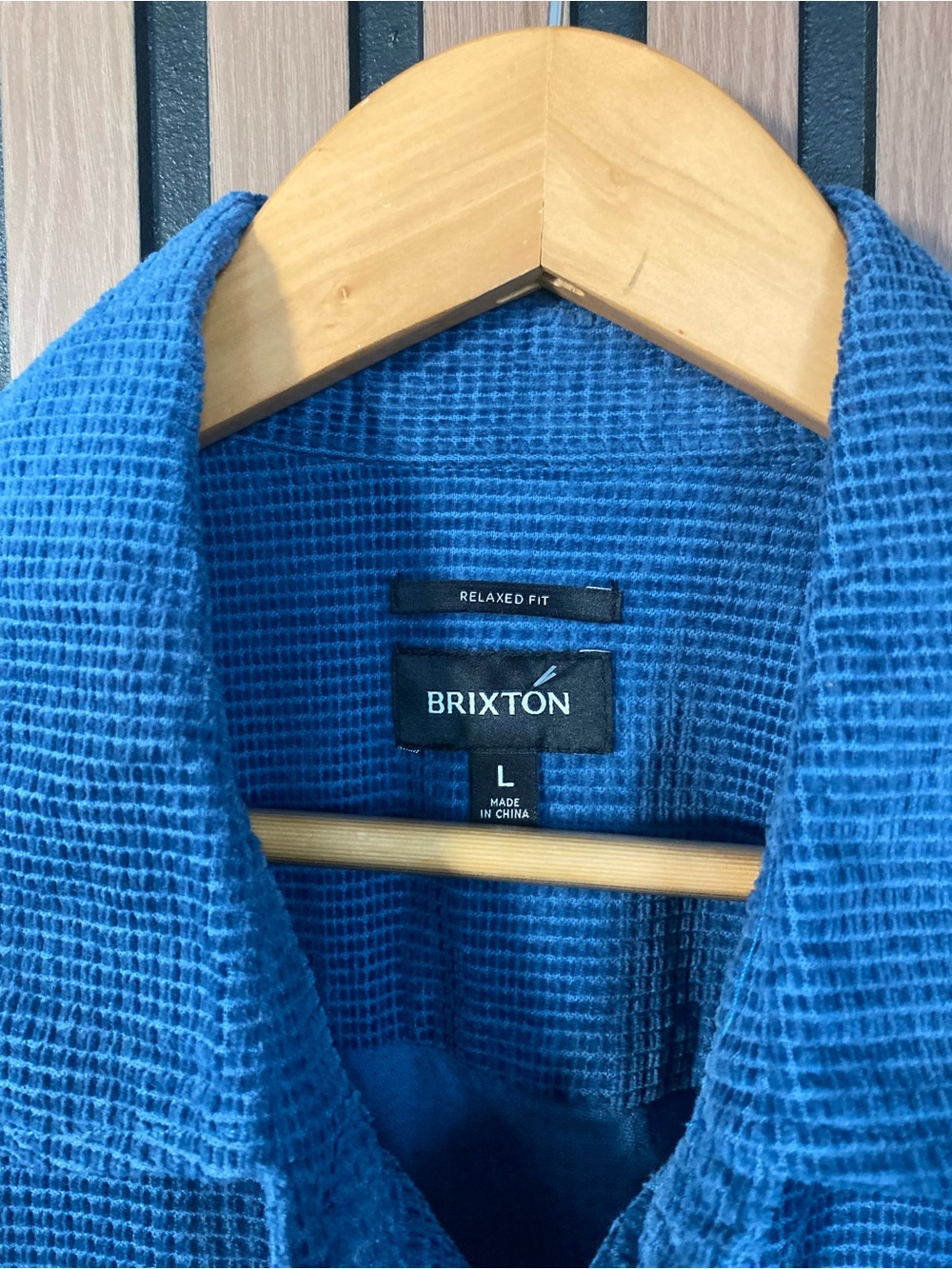 Brixton Porter waffle corduroy overshirt L - Picture 3 of 7